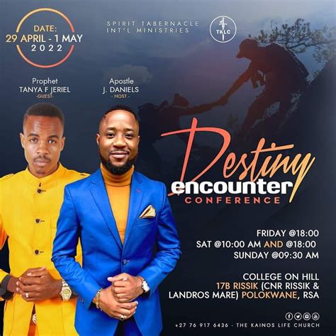 Destiny Encounter Conference Iinfo Tzaneen