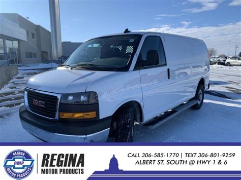 Pre Owned Gmc Savana Cargo Van Work Van For Sale In Regina Sk