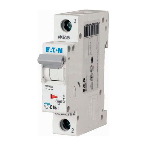 Eaton Модульный автоматический выключатель PL7-C16/1