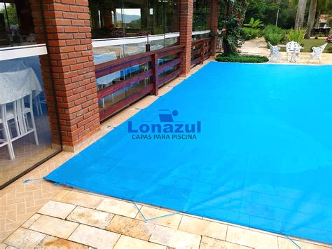 Capa Tela Para Piscina Tipo Peneira 6x3 Azul 6x3 Lonazul Capas