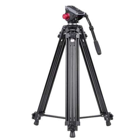 Andoer Professional Fluid Head Tripod 72inch185cm Portable Video