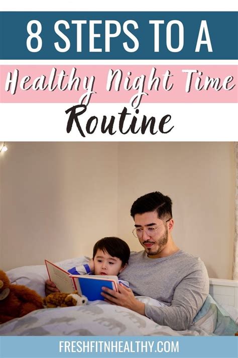 8 Steps to a Healthy Night Routine | Night routine, Routine, Night time routine