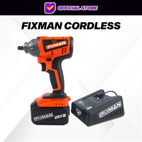 Promo Fixman Cordless Brushless Impact Wrench Pembuka Baut Listrik