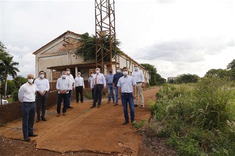 Grupo T Cnico Visita O Marco Zero Da Nova Ferroeste Ag Ncia Estadual