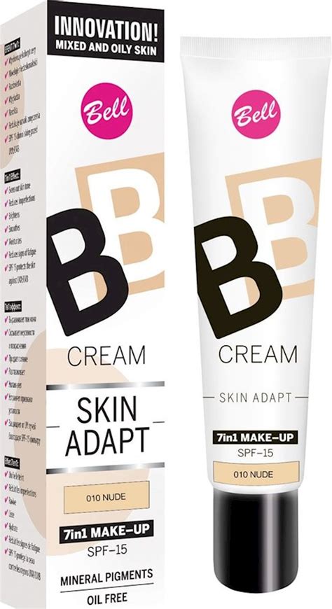 BB крем для жирный и комбинированный кожи Bell BB Cream Skin Adapt 7in1 010 Nude 30 мл купить
