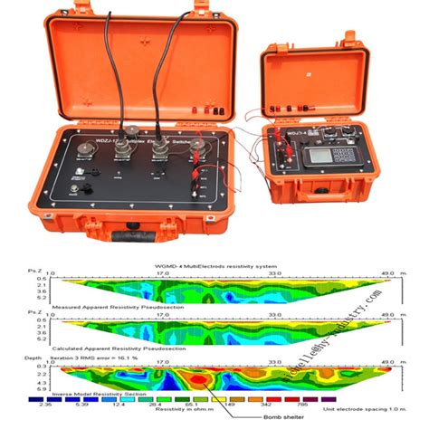 China Geo Electric Resistivity Tomography Resistivity Imaging