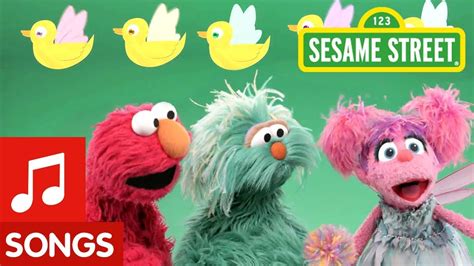 Sesame Street 5 Little Fairy Ducks Elmos Sing Along Youtube