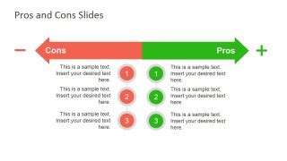 Pros & Cons Slide Diagrams for PowerPoint - SlideModel