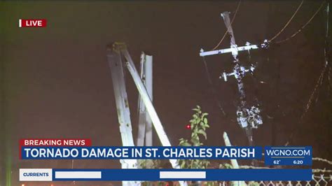 Tornado Damage In St Charles Parish