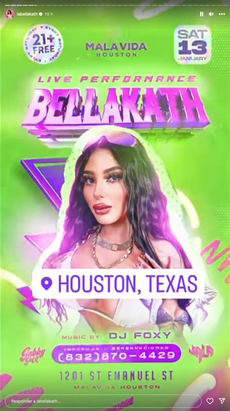 ¡Bellakath anuncia conciertos en Estados Unidos! Fechas, sedes y boletos