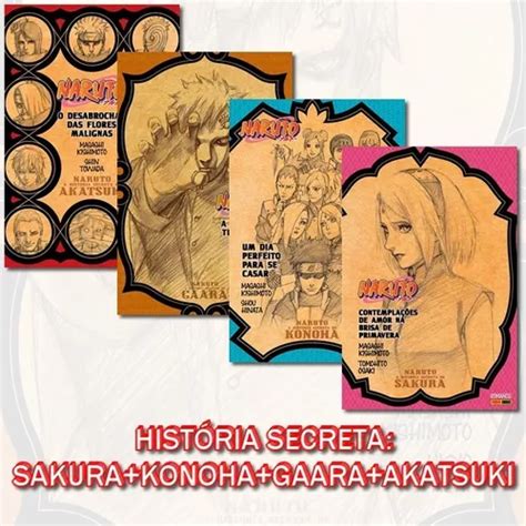 Naruto História Secreta De Sakura Konoha Gaara E Akatsuki