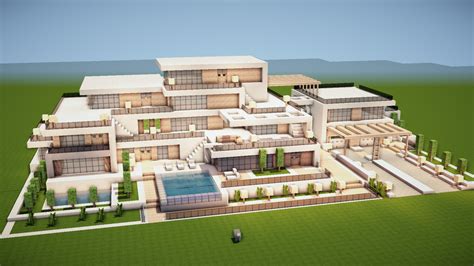 Epic Modern Minecraft Mansion