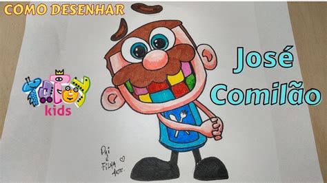 Desenho Zé Comilão - TotoyKids - Como desenhar o José Comilão (desenho infantil) - YouTube