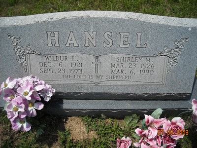 Shirley Mae Berner Hansel Find A Grave Memorial