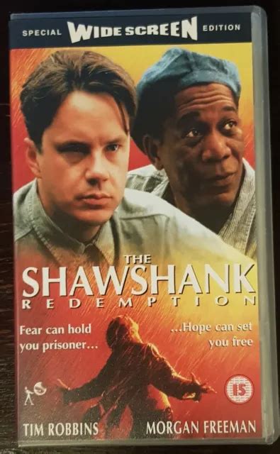 THE SHAWSHANK REDEMPTION VHS UK PAL Tim Robbins Morgan Freeman