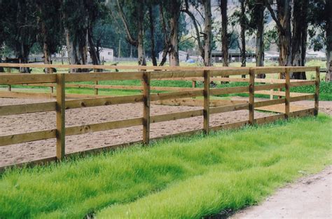 Wood Rail Fence - SC Barns Buildings and Fence