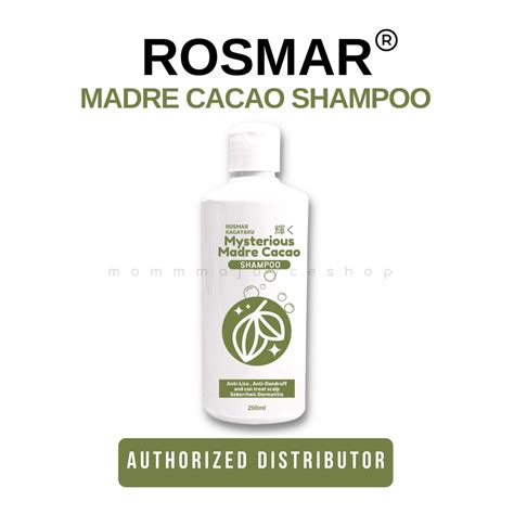 Rosmar Kagayaku Mysterious Madre Cacao Shampoo Ml Shopee Philippines