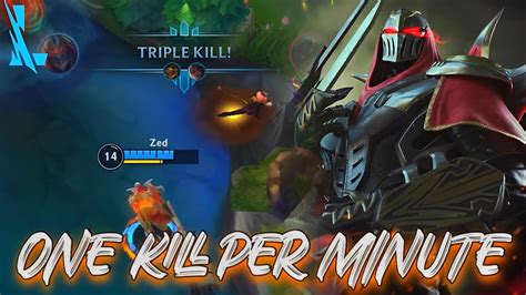 High Elo Zed Can Carry The Team Easily Kills League Of Legends