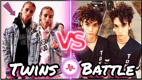 Lisa And Lena Twins Vs Lucas And Marcus Musical Ly Battle Top Twins