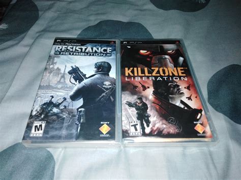 New Resistance Retribution And Killzone Liberation Psp Video Gaming