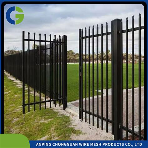 Metal Fence Panel Modern Luxury Garden Fences Vertical Slat Fencing