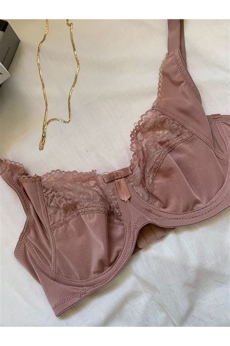 ROZENİN LINGERIE Büyük Beden Desteksiz Kapsız Balenli Dantel Detaylı