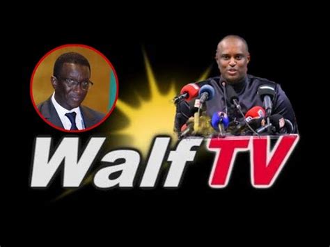 COUPURE DU SIGNAL DE WALF AMADOU BA REPOND YouTube