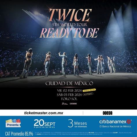 TWICE en el Foro Sol 2023 Spotify confirma segunda fecha en México