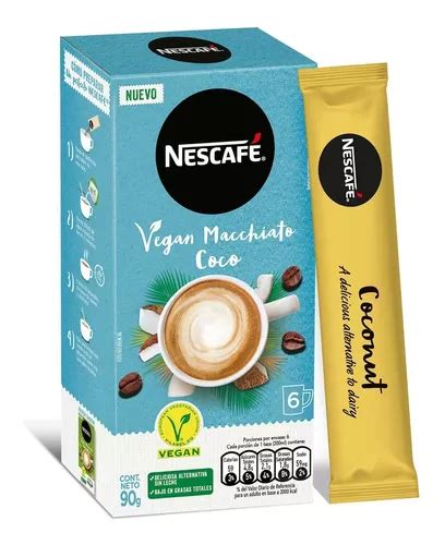 Caf Nescaf Vegan Macchiato Coco Sobres Cuotas Sin Inter S