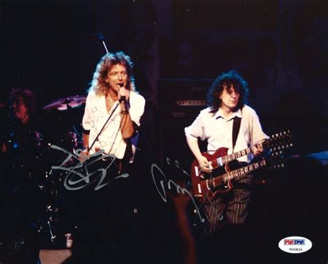 Lot Detail Led Zeppelin Jimmy Page Robert Plant Signed 8 X 10