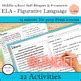 Figurative Language Bell Ringer Extension Lesson Bundle Middle