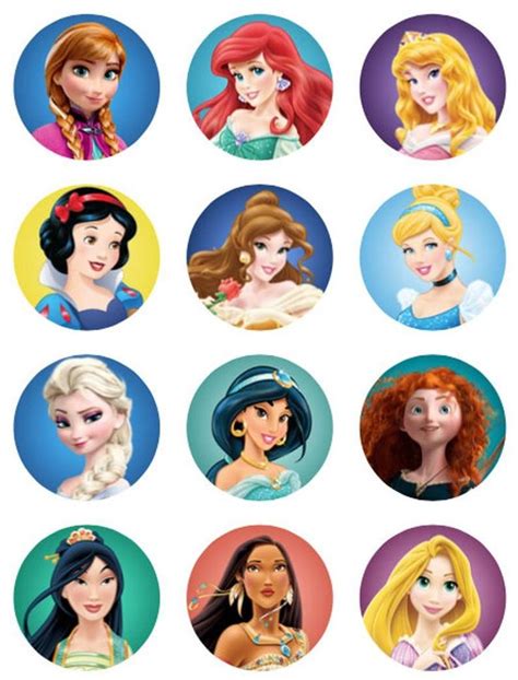 The Disney Princesses Are All In Different Styles And Sizes With Their