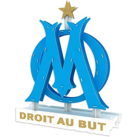 Megableu Mega Bleu 3D ÉCUSSON Olympique DE Marseille Puzzle A