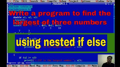 Ppslab 4 Write A Program To Find The Largest Of Three Numbers Using