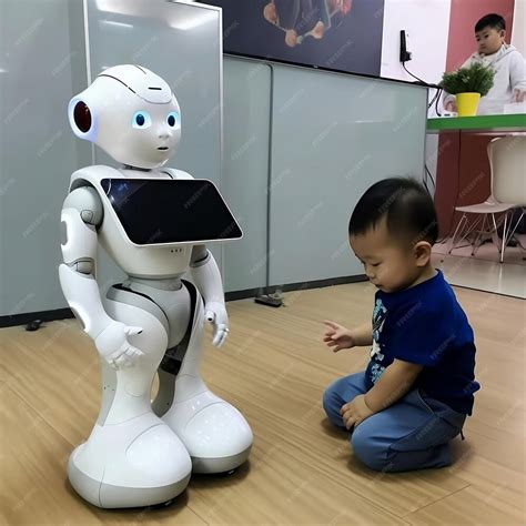 Premium AI Image | Technology smart robot Ai a nurse assistant robot that helps medical staff