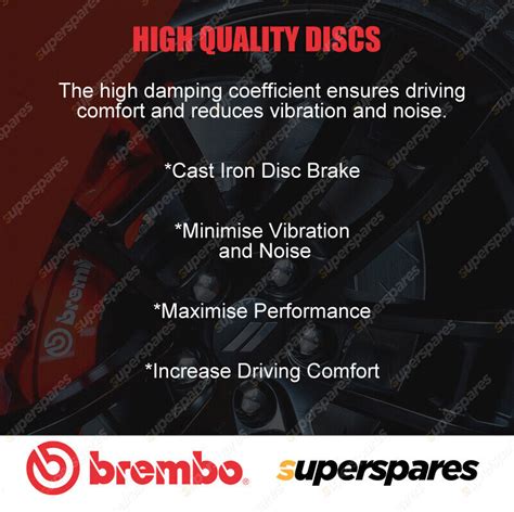 X Front Brembo Uv Coated Disc Brake Rotors For Bmw Series E I