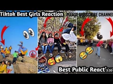 Amazing Stunning Video Flips In Cute Girls Reactan Flips In