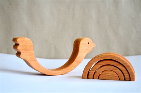 Wooden Balance Bird Toddler Toy Personalized Educational Arch - Etsy