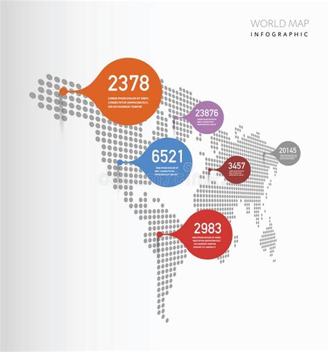 Mapa Del Mundo Del Vector Con Los Indicadores A Mano Ilustraci N Del