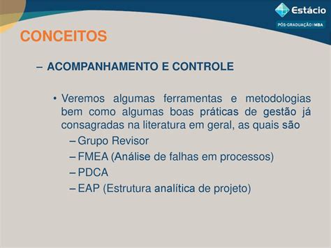 Mba Gest O De Projetos Disciplina Gerenciamento De Projetos Complexos