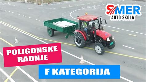 Auto škola Smer F Kategorija Poligon Youtube