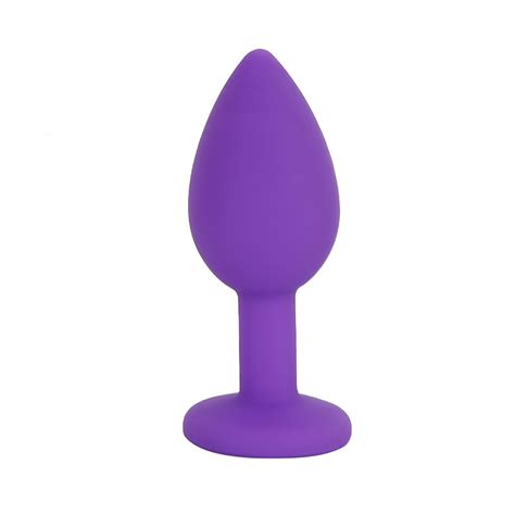 Plug Anal Con Joya Morado