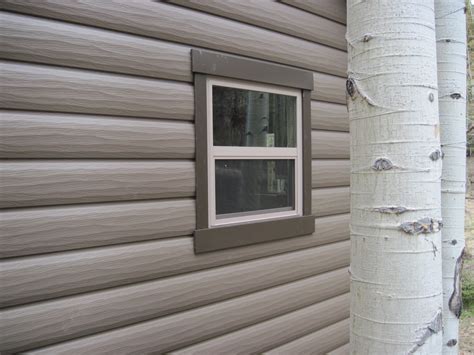 Cedar Log Cabin Siding Maintenance Free Log Siding Vinyl Log Cabin