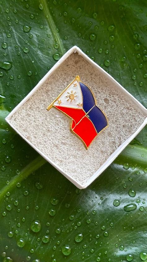 Philippine Flag Pin Philippine Accessory - Etsy