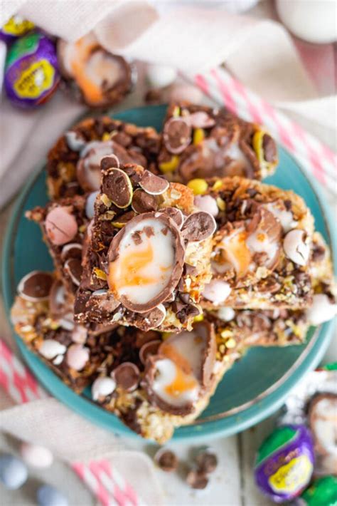 Cadbury Creme Eggs Easter Magic Bars LemonPeony