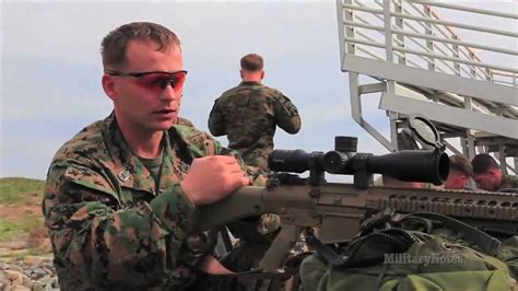 Usmc Scout Sniper Helo Ride And Aerial Shoot With Kac M110 Sass Youtube