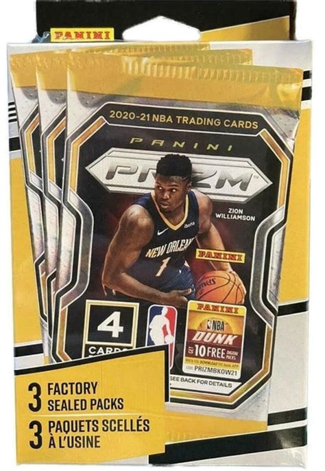 2020 21 Panini Prizm Basketball 3 Pack Hanger Box Froggers House Of Cards