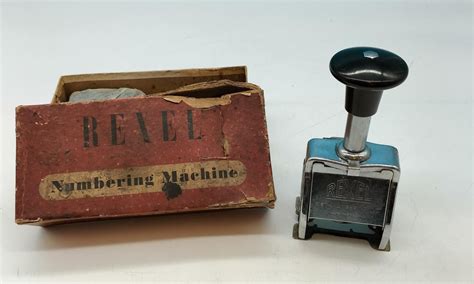 Boxed Vintage Revell Numbering Machine