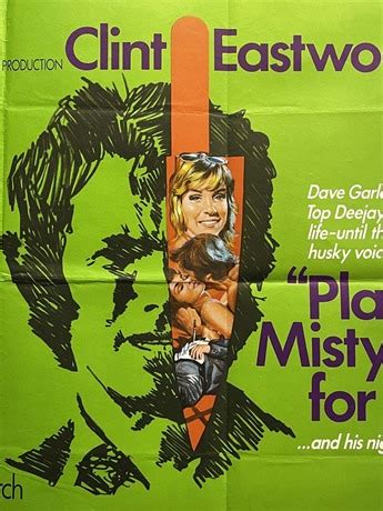 Play Misty For Me Poster, UK Quad, 1971