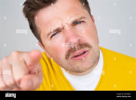 Mature Guy Discovering Hidden Camera Hidden Camera Concept Stock Photo Alamy